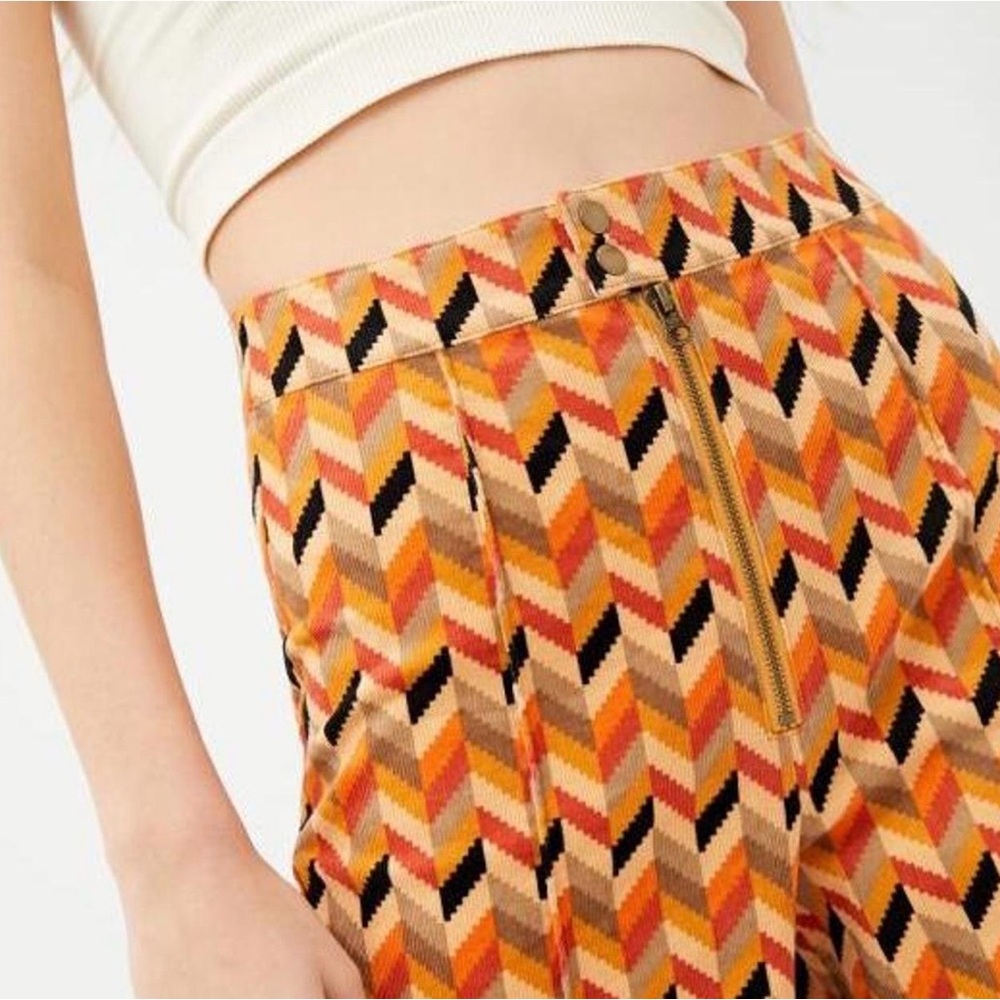 Urban Outfitters Angie Chevron Corduroy Pants -small